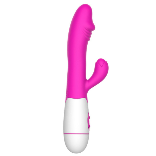 Vibromasseur rabbit rose avec gland 30 programmes 